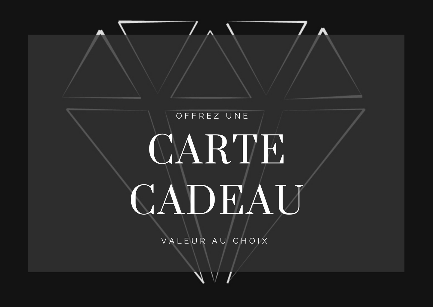 Carte Cadeau Diamond